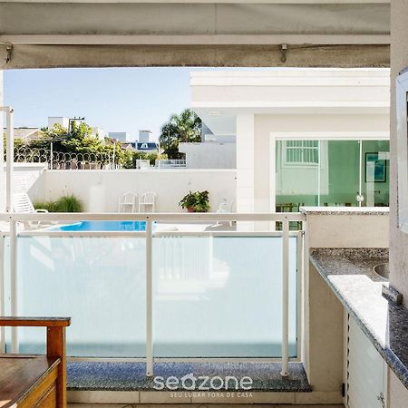 شقة Belo Apto C/ Piscina Em Jurere 800M Do Mar Chr101 Florianópolis المظهر الخارجي الصورة