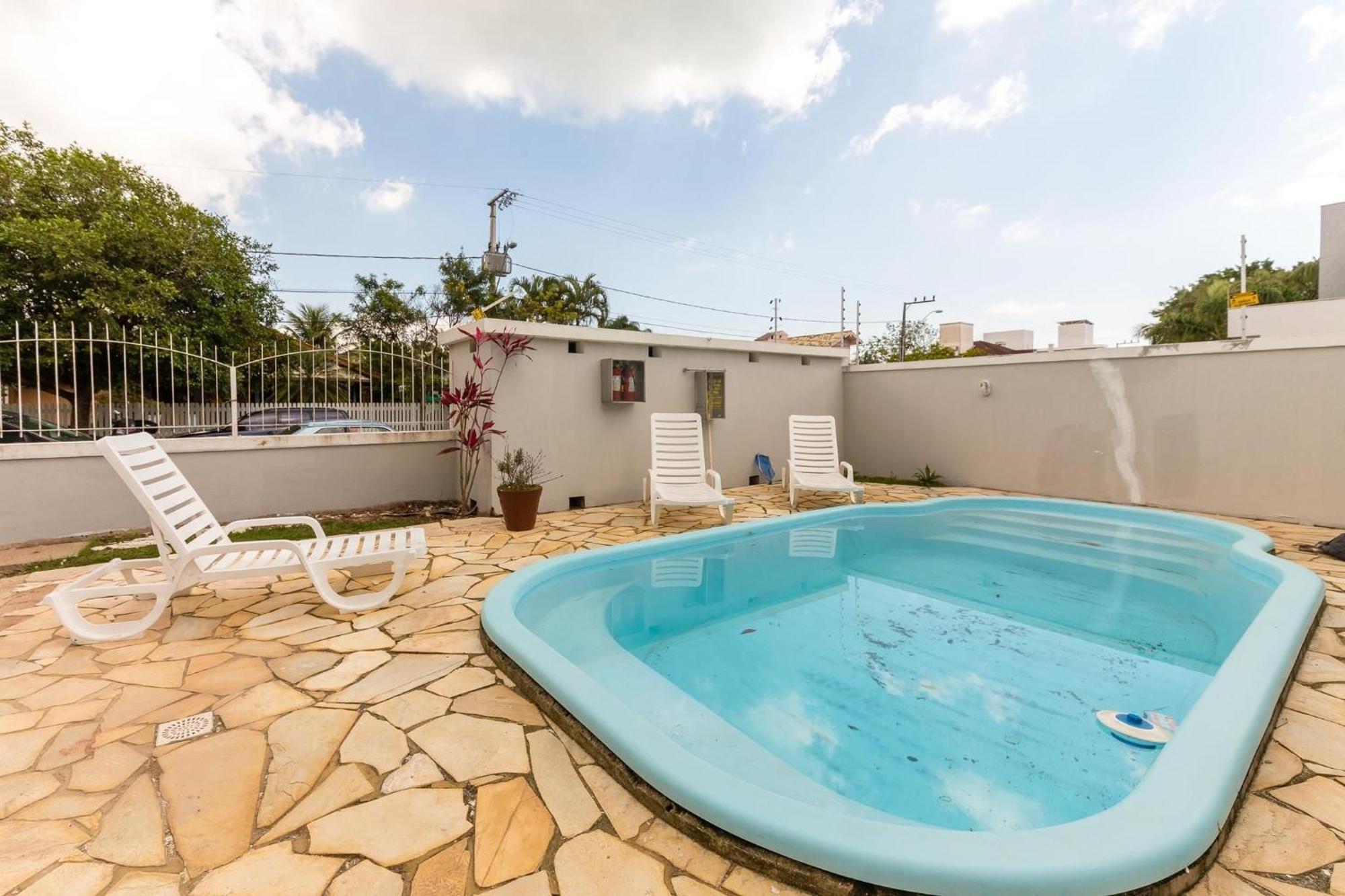 شقة Belo Apto C/ Piscina Em Jurere 800M Do Mar Chr101 Florianópolis المظهر الخارجي الصورة
