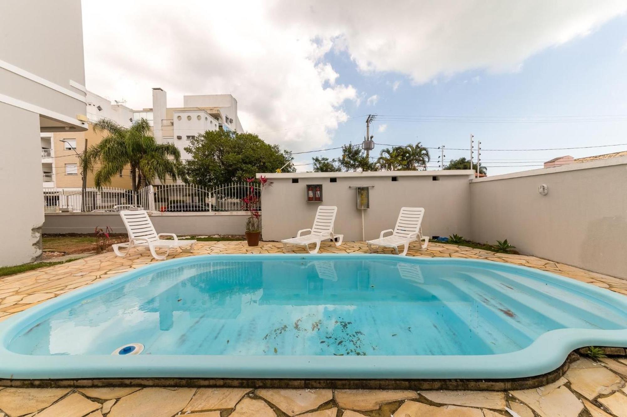 شقة Belo Apto C/ Piscina Em Jurere 800M Do Mar Chr101 Florianópolis المظهر الخارجي الصورة