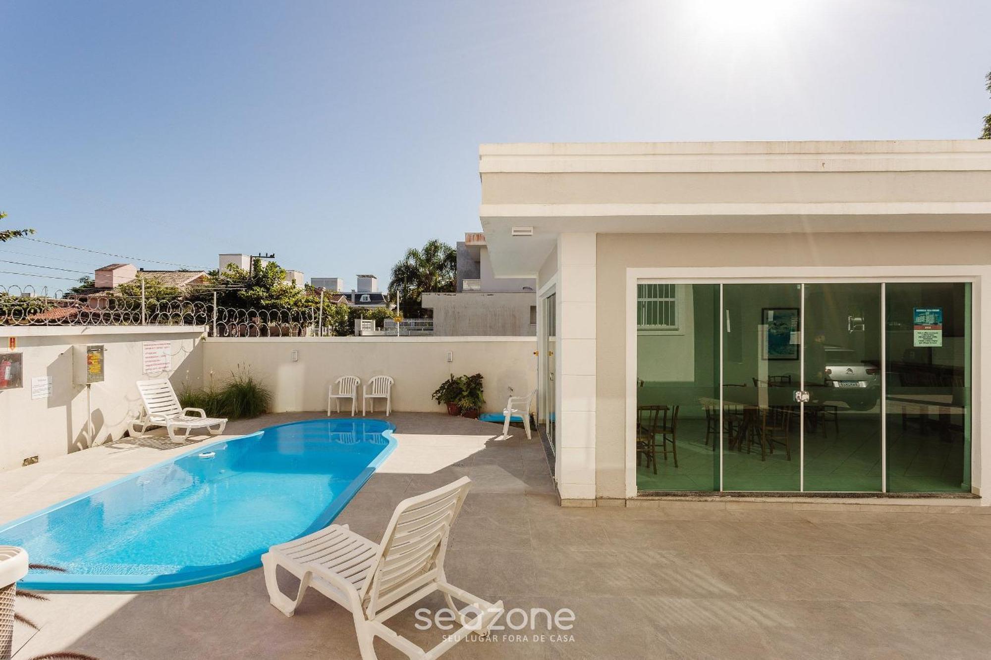 شقة Belo Apto C/ Piscina Em Jurere 800M Do Mar Chr101 Florianópolis المظهر الخارجي الصورة